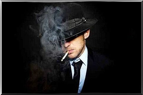 smoking man