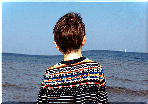 Boy by the sea